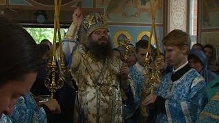 Освещение храма Рождества Пресвятой Богородицы в селе Новоалександровка