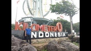 Penampakan tugu KM Nol Indonesia di Sabang Pulau Weh