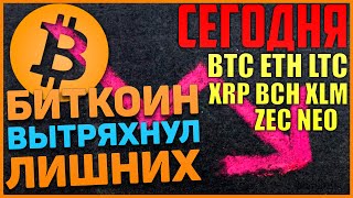 Прогноз по Биткоин, BTC, ETH, LTC, XRP, XLM, BCH, NEO, ZEC на сегодня! Вытряхивание и не более!!!