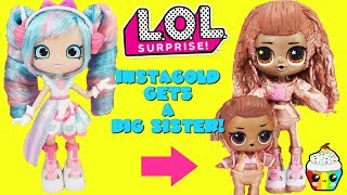 LOL Surprise Instagold Gets A Big Sister DIY Shopkins Shoppie Doll Custom Makeover