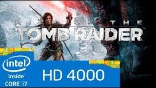 Rise of the Tomb Raider Gameplay on Intel HD 4000/I5 3570K