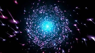 10:00 Minutes HD Moving Background - Spinning Blue Purple Comets - AA VFX