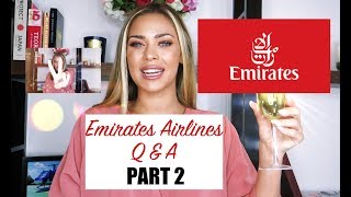 EMIRATES AIRLINE CABIN CREW Q&A PART 2 ft. Crazy Thai lady story