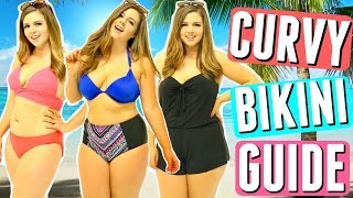 CURVY BIKINI TRY ON! Curvy Girl Swimwear Bikini Guide + Bathing Suit Lookbook for a Curvy Body Type!