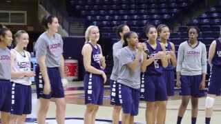 UConn Women's Basketball Practice Clap
