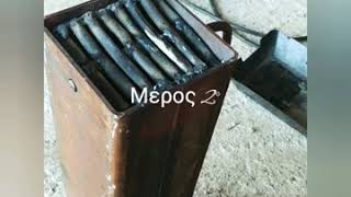 Pellet Stove  Σόμπα πέλλετ χωρίς ρεύμα.. μέρος 2 καυστήρας