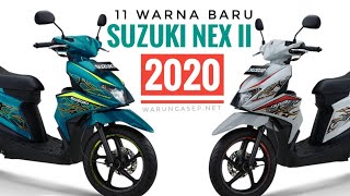 Suzuki Nex II 2020 | Rilis 11 Warna Sekaligus! Jackal Green Paling Keren