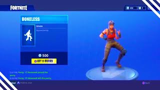 BONELESS EMOTE! Fortnite ITEM SHOP May 5 2018! NEW Featured items and Daily items!