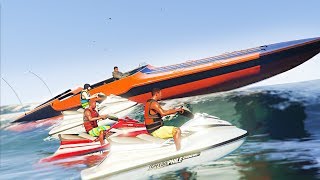 ДРИФТ В GTA 5 - МОРСКИЕ ГОНКИ НА ДРАГ ЛОДКЕ. НОВЫЙ ВИД КАТЕРА. УВИДЕЛ АКУЛУ??