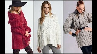 Связать Джемпер Спицами для Женщины - фото - модели 2019 / Knit Sweaters for a Woman