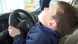 Посещение автосалона Volkswagen