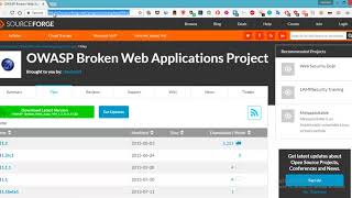3 - الحلقة الثالثة Kali linux for web pen-tester - تحميل OWASP Broken Web Applications Project