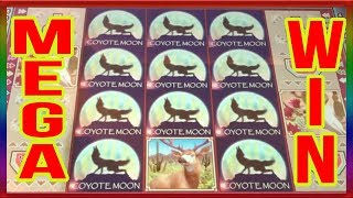 ** QUICK MEGA WIN ON SECOND SPIN ** COYOTE MOON ** SLOT LOVER **