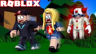 UCIEKAMY PRZED ZŁYM KLAUNEM W ROBLOX?! | Bella i Vito