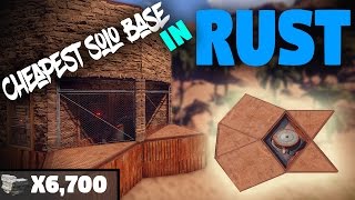 SUPER CHEAP Solo Base w/Refinery | Rust Base Building (High-Pop Vanilla)