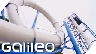 Erste vertikale Looping-Wasserrutsche | Galileo | ProSieben