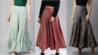 Top stylish women's Palazzo pants style 2019//latest trouser design ideas.#Fashion #Trends