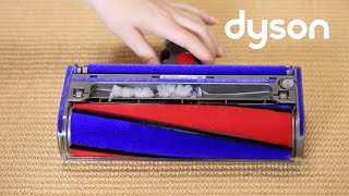 Dyson V7 и V8, оснащенные насадкой с мягким валиком - Проверка на предмет засоров (RU)