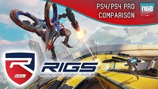RIGS (PlayStation VR) PS4 vs PS4 Pro comparison/Face off