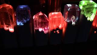 Handmade Natural Wood and Resin LED lamps! My First kickstarter project!
