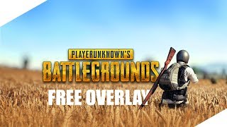 PlayerUnknown's Battlegrounds Overlay V2 l WellPlayedDesigns