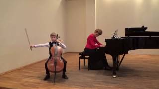 G.Golterman Concerto №5 part 1 Vladimir Tretyakov 8 years/В.Третьяков Г.Гольтерман_Концерт №5, 1ч.