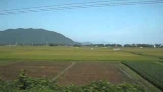 特急サンダーバード25号富山行き車窓近江今津(通過)～近江塩津(通過)