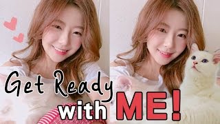 봄웜 소리질러! [헤어튜토때 메컵] 같이 준비해요 - Get Ready With Me 민가든