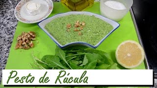 Pesto de Rúcula. Las Recetas del Hortelano
