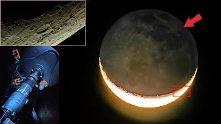 Пепельный свет Луны ▶ Новые съёмки через телескоп