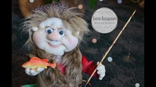Как сшить куклу. Рыбак в чулочной технике. Куклы из капрона / How to Make Handmade Dolls DIY