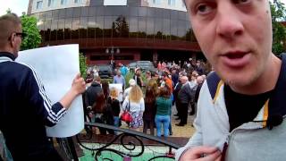 Митинг против Навального в Рязани.