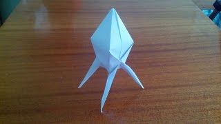 Оригами ракета грузовая, origami missile cargo
