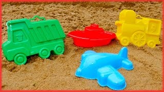 Aprende los colores con moldes de barro. Videos educativos. Vídeos para niños