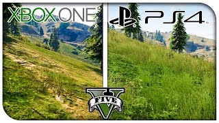 GTA 5 "PS4 vs Xbox One" Graphics Comparison! (1080p) [GTA V]