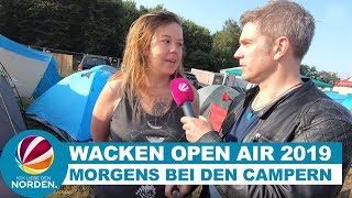 Wacken Open Air 2019: Morgens auf dem Campingplatz