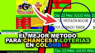 Como Ganar chance en Colombia 2017 | NUMEROS Y METODO