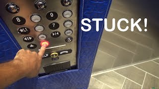 Caught on camera ? Getting stuck trapped in a brand new elevator!