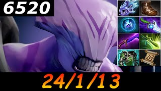 Dota 2 Faceless Void 6520 MMR 24/1/13 (Kills/Deaths/Assists) Ranked Full Gameplay