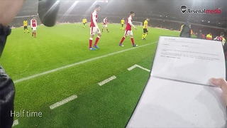 StadiumCam: Our man at pitchside meets Santi Cazorla