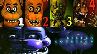 Five Nights at Freddy's: Sister Location FNAF 1 2 3 4 Jumpscares Simulator