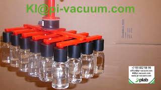 65 Vaculex захват и транспортировка различных бутылок.