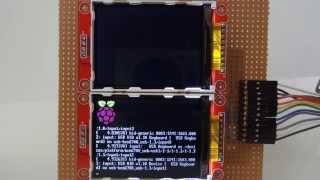 Two ILI9341 based display attached to a Raspberry Pi.