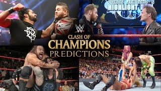WWE Clash of Champions 2016 Full Match Card Predictions!