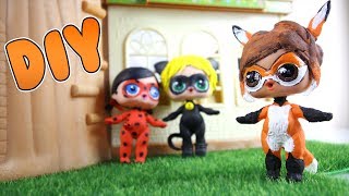 DIY LOL Dolls Surprises Miraculous Ladybug Rena Rouge transformation poupée lol surprise