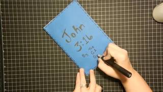 Scripture Art Journal Week 49 {Philippians 4:8} Included finish of John 3:16