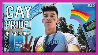 My first Gay Pride in USA (San Diego) & visiting a nude beach! ?
