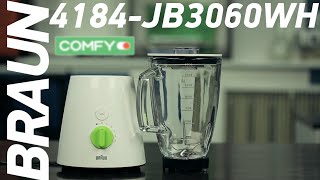Braun 4184-JB3060WH BL - немецкий блендер со стеклянной колбой - Обзор от Comfy.ua