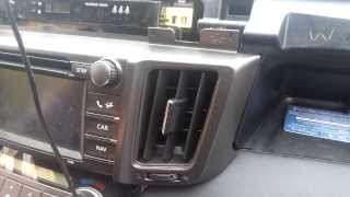 снятие магнитолы на RAV4-4 2013