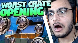 FUNNIEST CRATE OPENING, 0 UC SASTE CRATES! | PUBG MOBILE HIGHLIGHTS | RAWKNEE